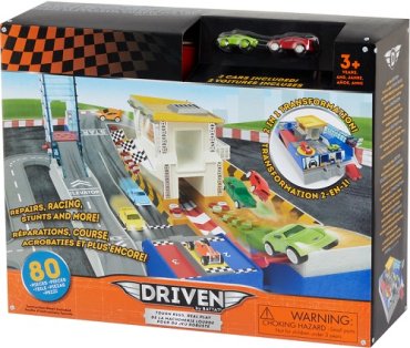 Детские треки и авторалли DRIVEN POCKET SERIES ГОНОЧНАЯ ТРАССА 2В1 WH1108Z, пластик, белый