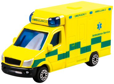 Maisto Alarm Busters - Ambulance 85033/4, металл, желтый купить,NaN