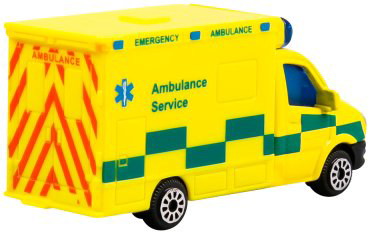 Maisto Alarm Busters - Ambulance 85033/4, металл, желтый купить,NaN