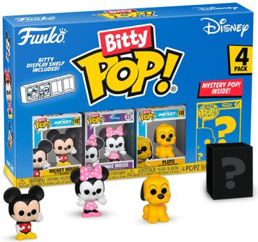 Фигурка Funko Mickey 4PK 2.3 см 4 шт купить,NaN