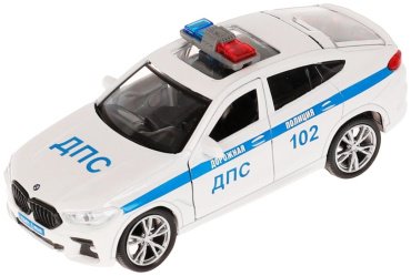 Технопарк BMW X6 X6-12POL-WH, металл, белый