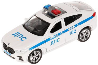 Технопарк BMW X6 X6-12POL-WH, металл, белый