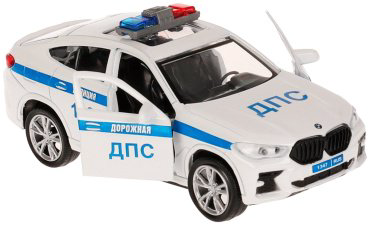 Технопарк BMW X6 X6-12POL-WH, металл, белый