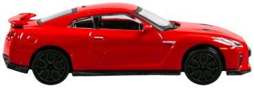 BBurago Nissan GT-R '17 18-30001/18-30135, металл, красный