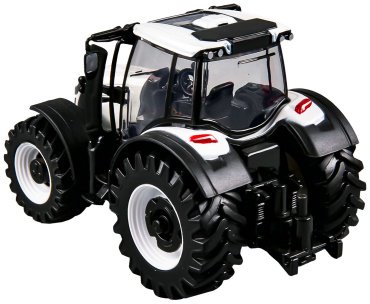BBurago Valtra N174 с прицепом 18-31676, металл, пластик, белый