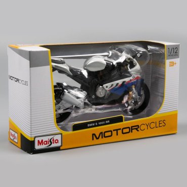 Maisto BMW S 1000 RR, металл, белый