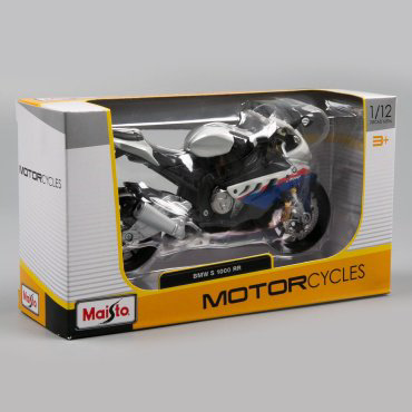 Maisto BMW S 1000 RR, металл, белый купить,NaN
