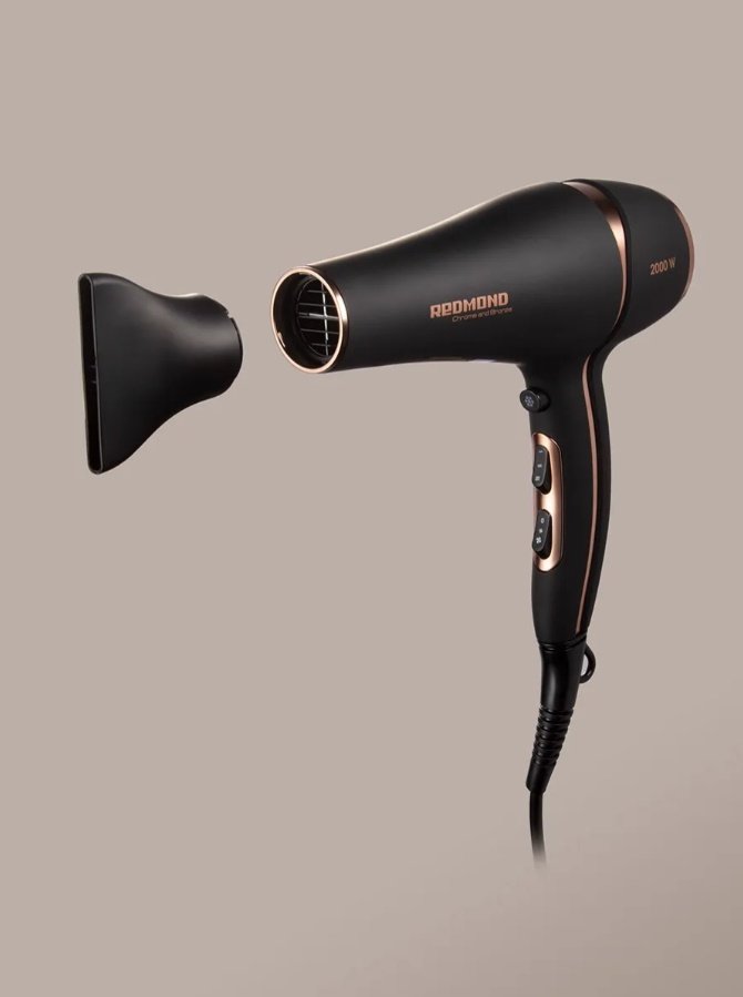 REDMOND RF-CB526 фен черный купить,NaN