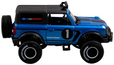 Maisto Ford Bronco '21 21205/6B, металл, пластик, синий