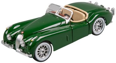 BBurago Jaguar XK 120 Roadster 1951 18-22018 GN, металл, зеленый
