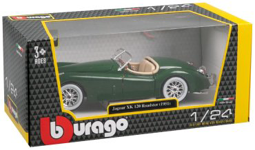 BBurago Jaguar XK 120 Roadster 1951 18-22018 GN, металл, зеленый купить,NaN