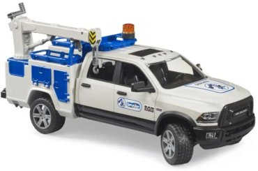 Машина Bruder Пикап дорожной службы Dodge RAM 02-509, пластик, мультиколор