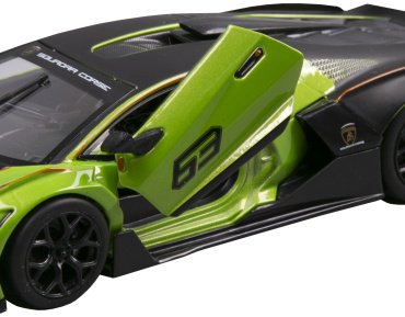 BBurago Lamborghini Essenza SCV12 18-28017, металл, пластик, черный, зеленый