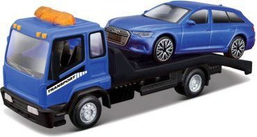 BBurago 1:43 Мини-транспортер + Audi A6 Avant 18-31418