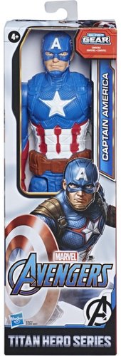 Фигурка Hasbro Капитан Америка E7877/E3309 , 30 см, синий