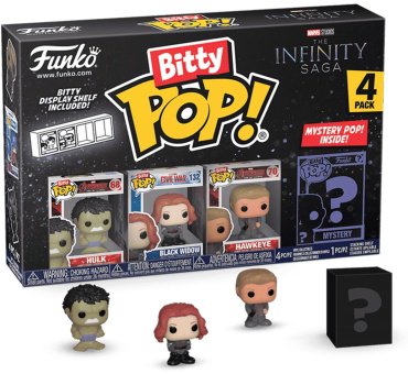 Фигурка Funko Hulk 4PK 2.3 см 4 шт купить,NaN