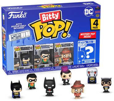 Фигурка Funko Batman 4PK 2.3 см 4 шт