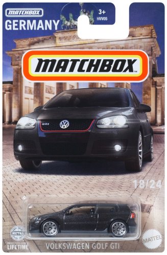 Машина Matchbox Volkswagen Golf GTI HVV05/HVV34, металл, черный купить,NaN