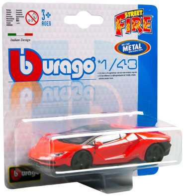 BBurago Lamborghini Aventador Coupe 18-30001/18-30231, металл, красный купить,NaN