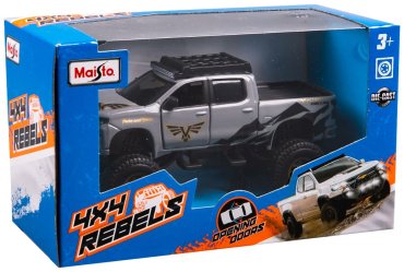 Maisto Chevrolet Silverado Z71 '19 21205/3GY, металл, серый