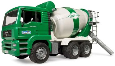 Bruder MAN TGA 02-739, пластик, металл, зеленый