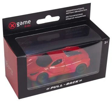 X Game kids pull back 39605R, пластик, красный