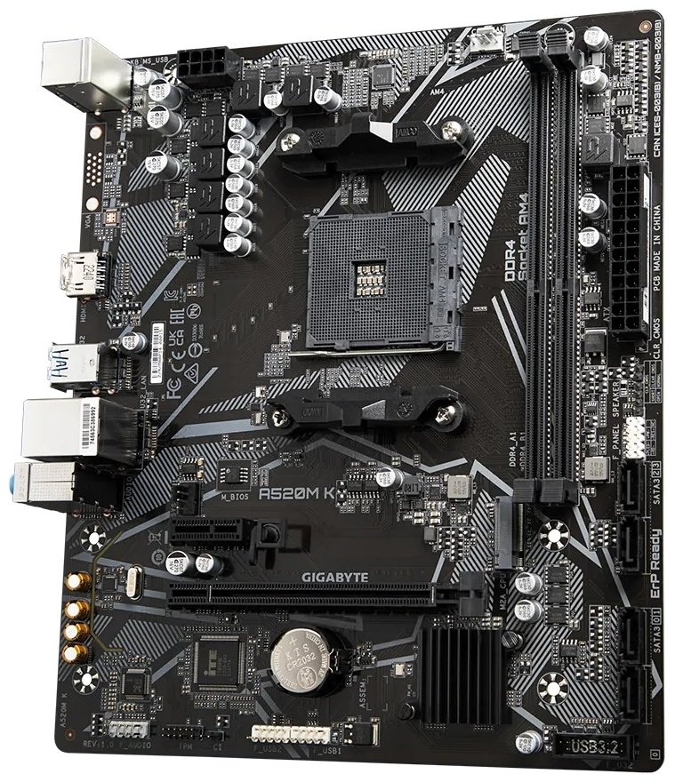 Материнская плата GIGABYTE A520M K купить,NaN