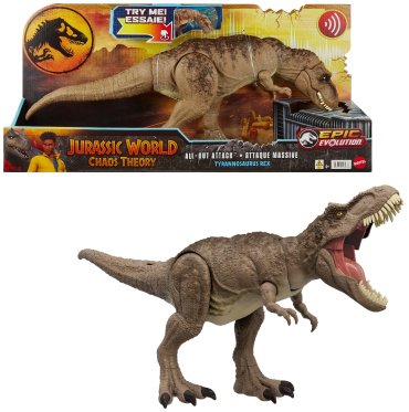 Фигурка Jurassic World Атакующий Тиранозавр 21 см 1 шт