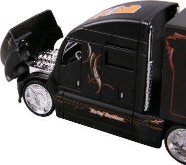 Maisto H-D Custom Hauler 11516/BK, металл, черный купить,NaN