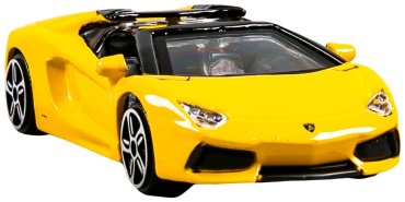 BBurago Lamborghini Aventador Roadster 18-30001/18-30249, металл, желтый купить,NaN