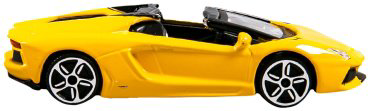 BBurago Lamborghini Aventador Roadster 18-30001/18-30249, металл, желтый купить,NaN