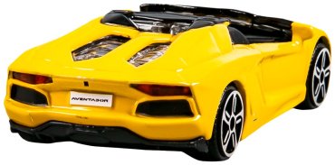 BBurago Lamborghini Aventador Roadster 18-30001/18-30249, металл, желтый купить,NaN