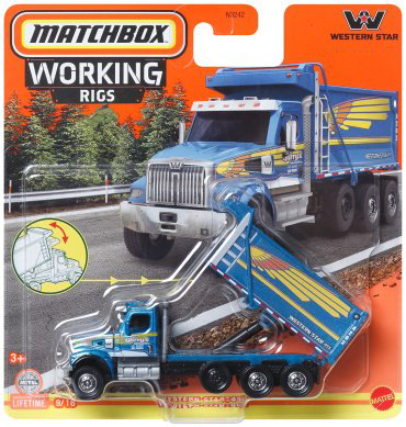 Грузовая Matchbox Western Star 49X N32420/HVV14, металл, синий купить,NaN