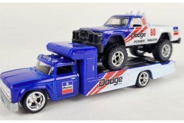 Mattel 80 Dodge Macho Power Wagon FLF56/HKF38, пластик, металл, синий