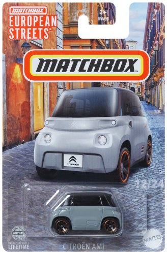 Легковая Matchbox Citroen AMI HVV05/HVV31, металл, пластик, серый