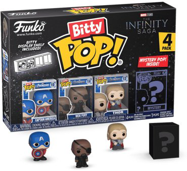 Фигурка Funko Captain America 4PK 2.3 см 4 шт