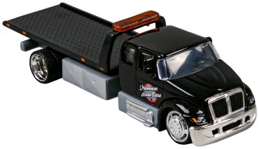 Автотранспортер Maisto Elite Transport - Int. DuraStar Flatbed/Mercedes-Benz 190E '90 15055/7, металл, черный