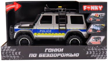 Полицейская машина Funky Toys гонки по бездорожью FT0838786, пластик, мультиколор