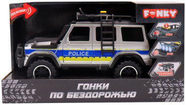 Полицейская машина Funky Toys гонки по бездорожью FT0838786, пластик, мультиколор