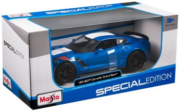 Maisto Corvette Grand Sport 2017 31516 BU, металл, синий