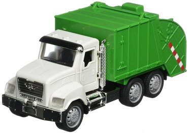 DRIVEN Мусоровоз WH1010Z, пластик, белый, зеленый купить,NaN