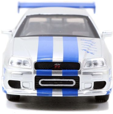 Jada Toys Nissan Skyline '02 97184, металл, серебряный - ForteMarket Jada Toys Nissan Skyline '02 97184, металл, серебряный купить,0