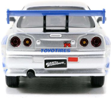 Jada Toys Nissan Skyline '02 97184, металл, серебряный купить,14478
