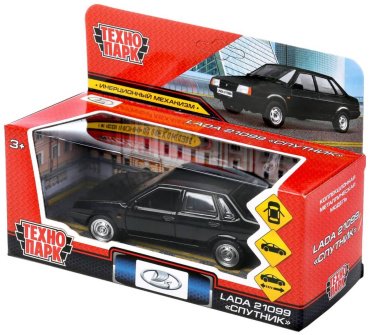 Легковая Технопарк LADA-21099 "Спутник" 21099-12-BK, металл, черный - ForteMarket Легковая Технопарк LADA-21099 "Спутник" 21099-12-BK, металл, черный купить,0