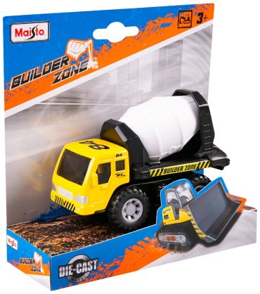 Maisto Cement Mixer 25203/1A, металл, пластик, желтый