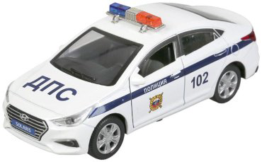 Технопарк Hyundai Solaris полиция SOLARIS2-12POL-WH белый