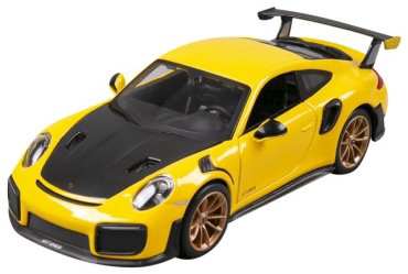 Maisto Porsche 911 GT2 RS 39523, металл, желтый