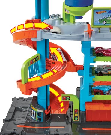 Hot Wheels Городская мойка HDP050, пластик, мультиколор купить,NaN