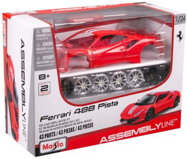 Maisto Ferrari 488 Pista 39135, металл, красный купить,NaN