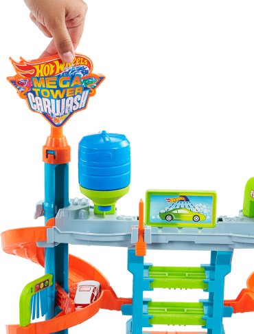 Hot Wheels Городская мойка HDP050, пластик, мультиколор купить,NaN